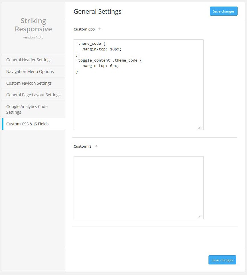 optionsgeneralcustomcssjs PiPiper